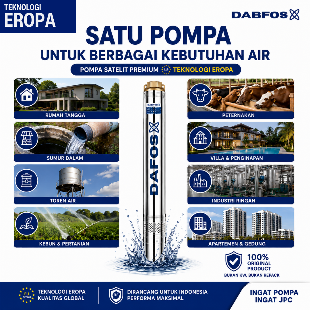 Satu Pompa Berbagai Kebutuhan
